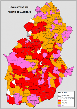 ALENTEJO: LEGISLATIVAS 1991